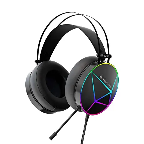 Zebronics Zeb-Blitz USB Gaming Wired Headphone RGB